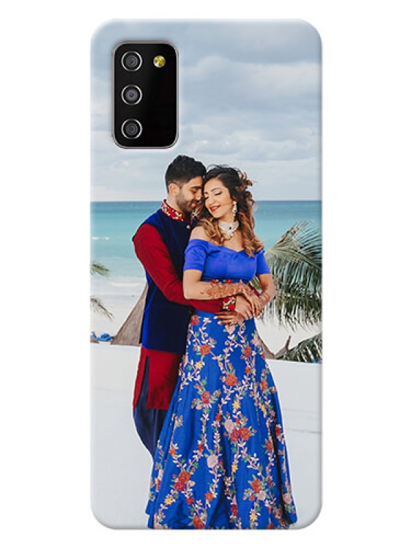 Custom Galaxy F02s Custom Mobile Cover: Upload Full Picture Design