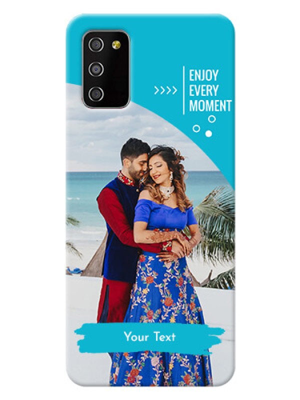 Custom Galaxy F02s Personalized Phone Covers: Happy Moment Design