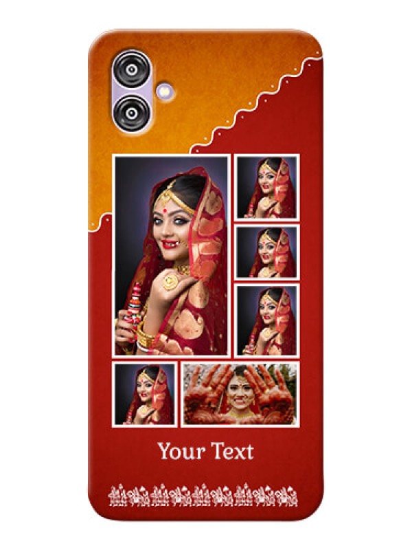 Custom Samsung Galaxy F04 customized phone cases: Wedding Pic Upload Design