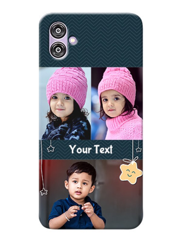 Custom Samsung Galaxy F04 Mobile Back Covers Online: Hanging Stars Design
