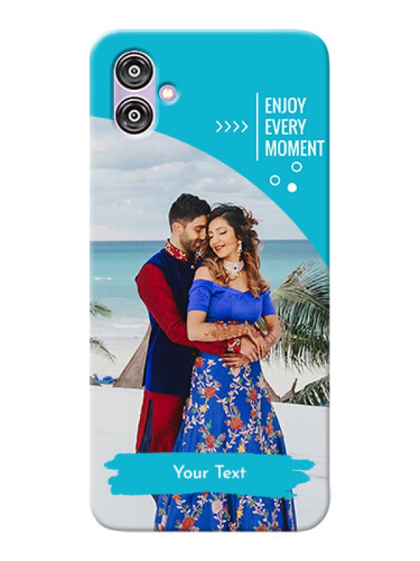 Custom Samsung Galaxy F04 Personalized Phone Covers: Happy Moment Design