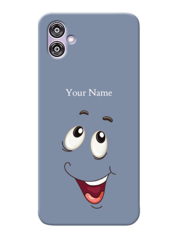 Custom Galaxy F04 Phone Back Covers: Laughing Cartoon Face Design