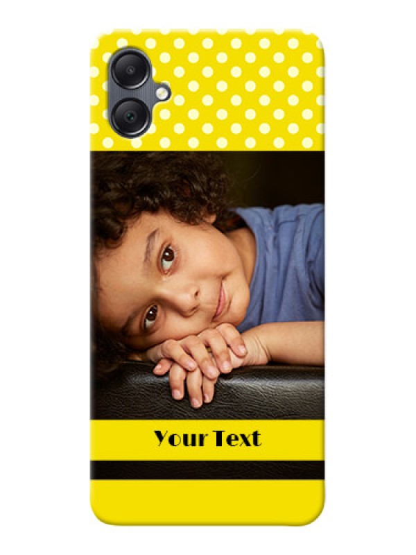 Custom Galaxy F05 Custom Mobile Covers: Bright Yellow Case Design