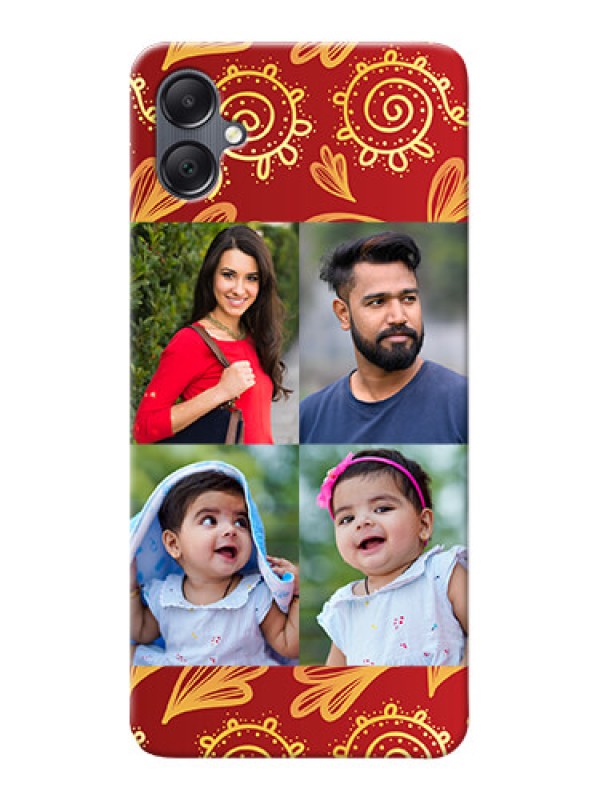 Custom Galaxy F05 Mobile Phone Cases: 4 Image Traditional Design