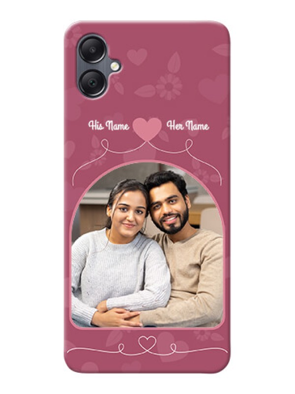 Custom Galaxy F05 mobile phone covers: Love Floral Design