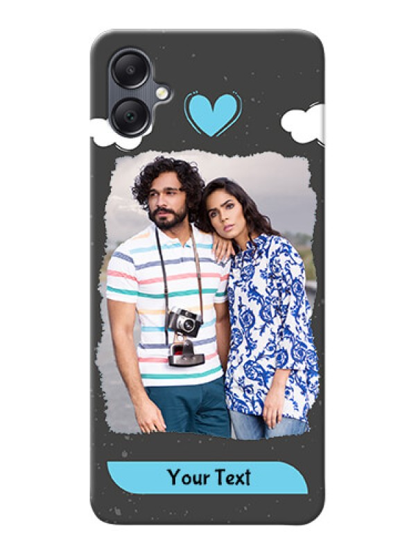 Custom Galaxy F05 Mobile Back Covers: splashes with love doodles Design