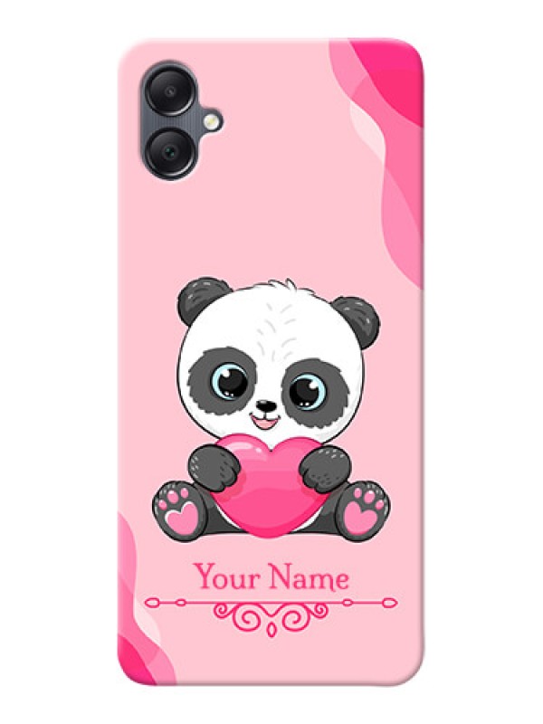 Custom Galaxy F05 Custom Mobile Case with Cute Panda Design