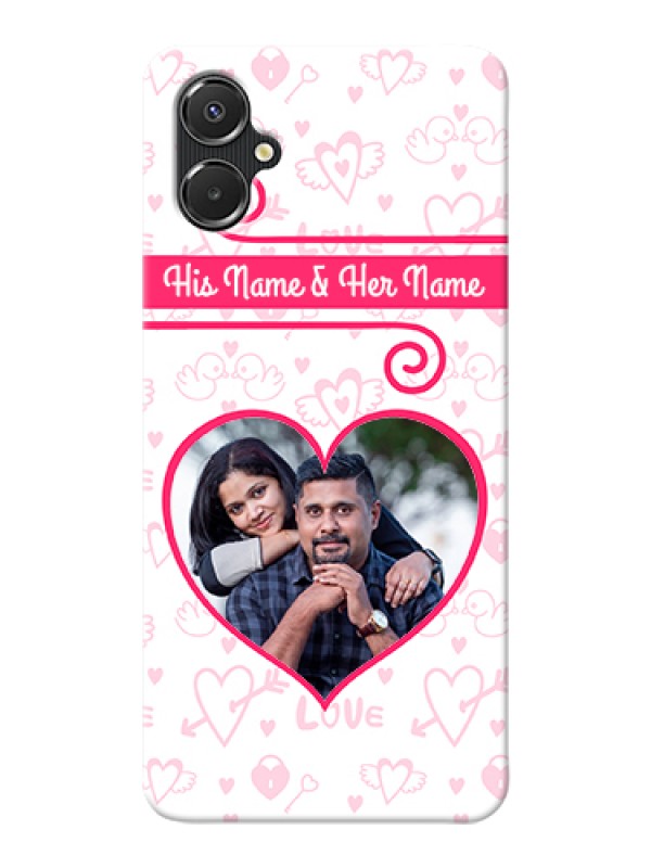 Custom Galaxy F06 Custom Hard Phone Case - Heart Shape Love Design