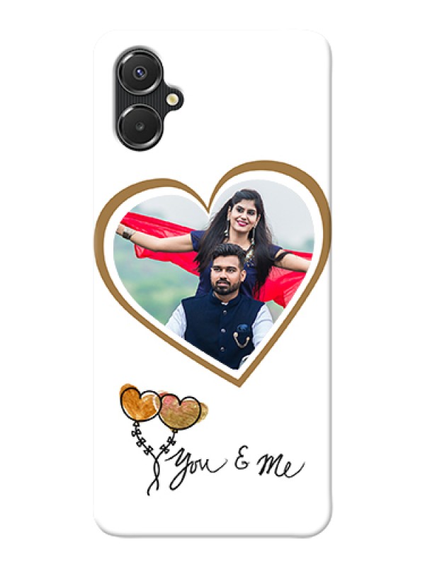 Custom Galaxy F06 Custom Hard Phone Case - You & Me Design