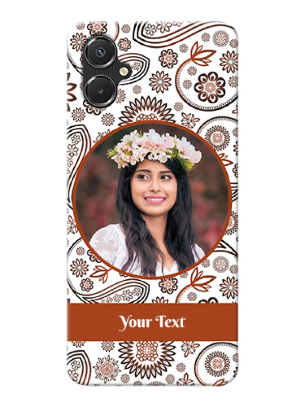 Custom Galaxy F06 Custom Hard Phone Case - Abstract Flower Design