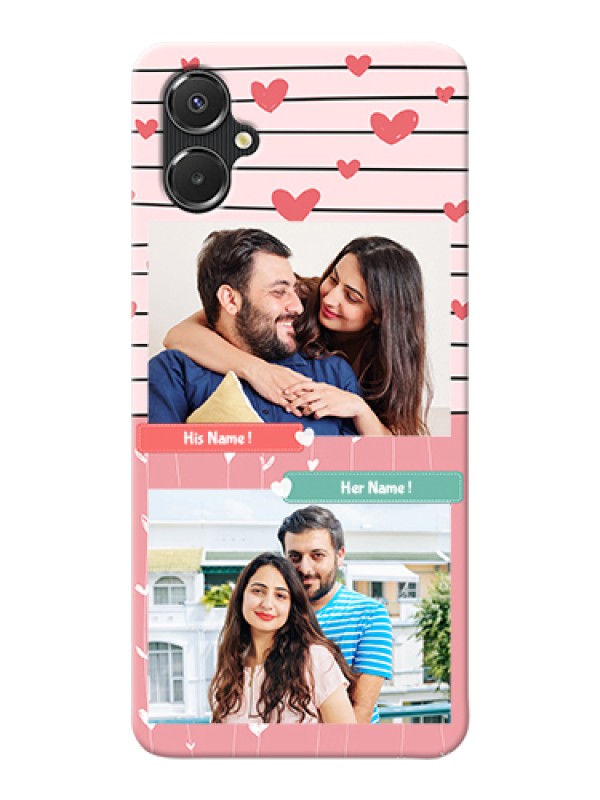 Custom Galaxy F06 Custom Hard Phone Case - Photo With Heart Design