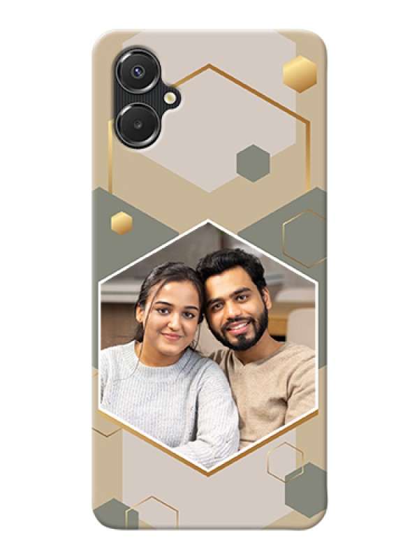 Custom Galaxy F06 Custom Hard Phone Case - Stylish Hexagon Pattern Design