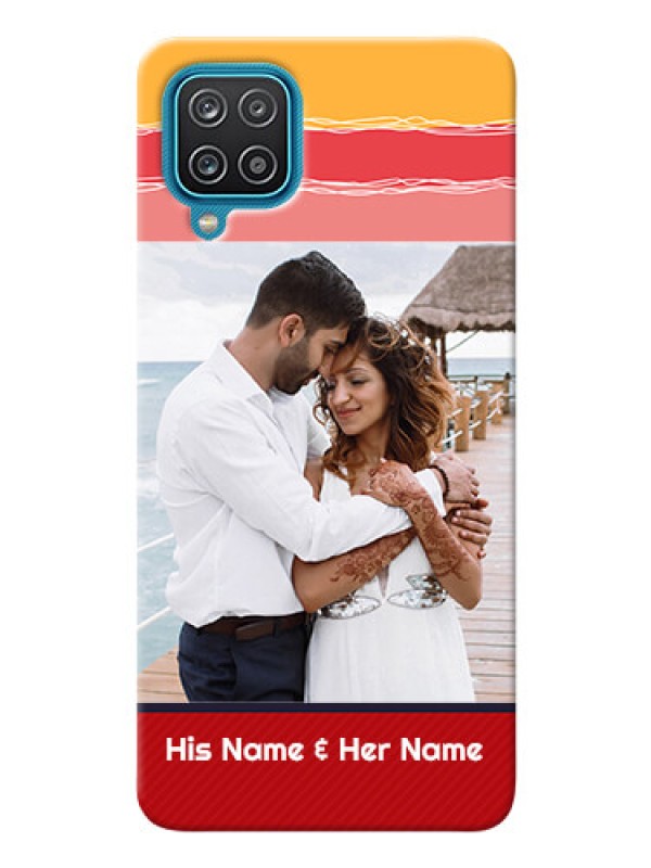 Custom Galaxy F12 custom mobile phone covers: Colorful Case Design