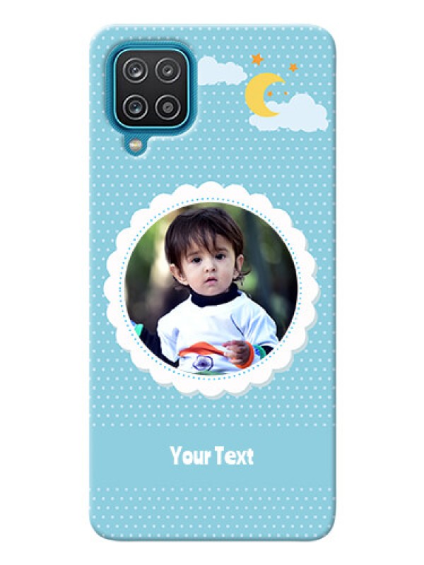 Custom Galaxy F12 mobile cases online: violet Pattern Design