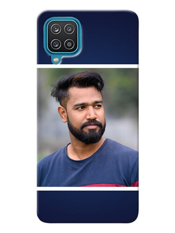 Custom Galaxy F12 Mobile Cases: Simple Royal Blue Design