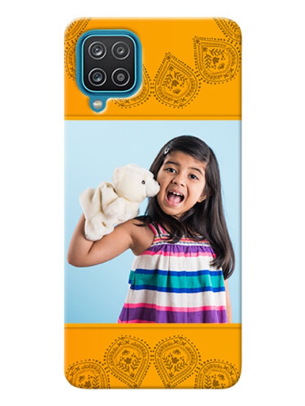 Custom Galaxy F12 custom mobile back covers: Photo Wedding Design 