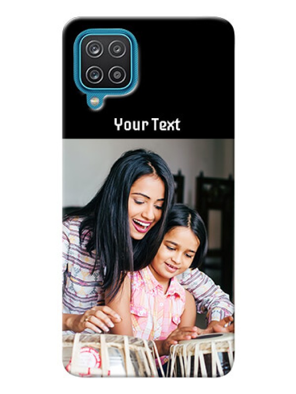 Custom Galaxy F12 Photo with Name on Phone Case