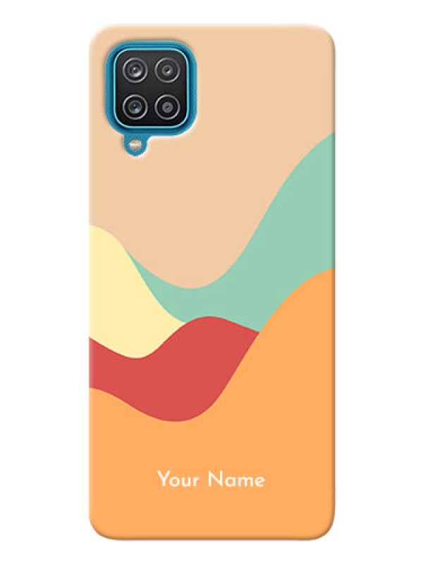 Custom Galaxy F12 Custom Mobile Case with Ocean Waves Multi-colour Design