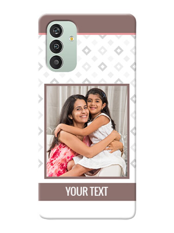 Custom Galaxy F13 custom back covers: Simple Diamond Design