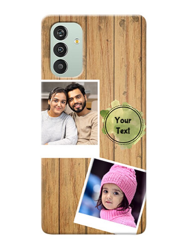 Custom Galaxy F13 Custom Mobile Phone Covers: Wooden Texture Design