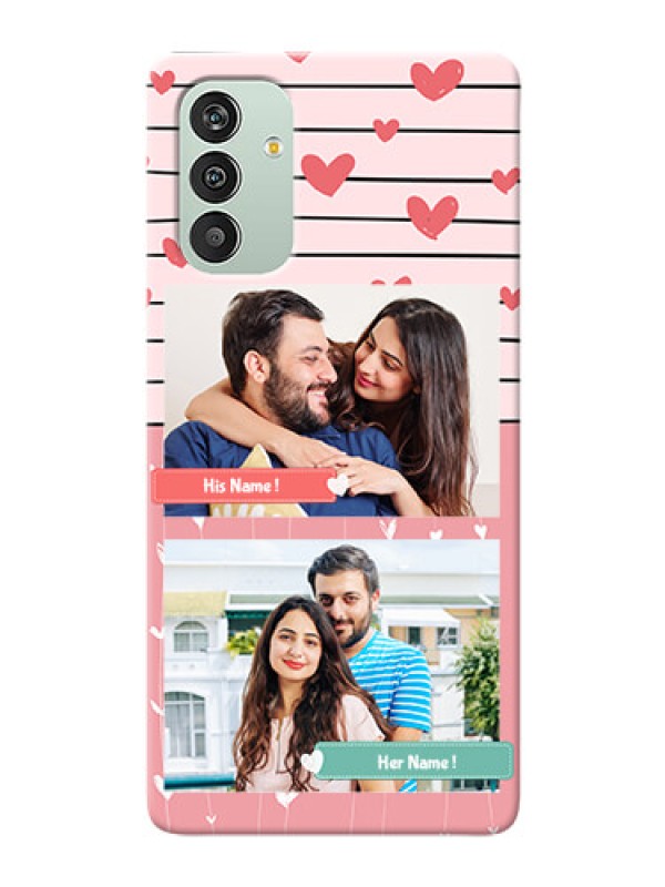 Custom Galaxy F13 custom mobile covers: Photo with Heart Design