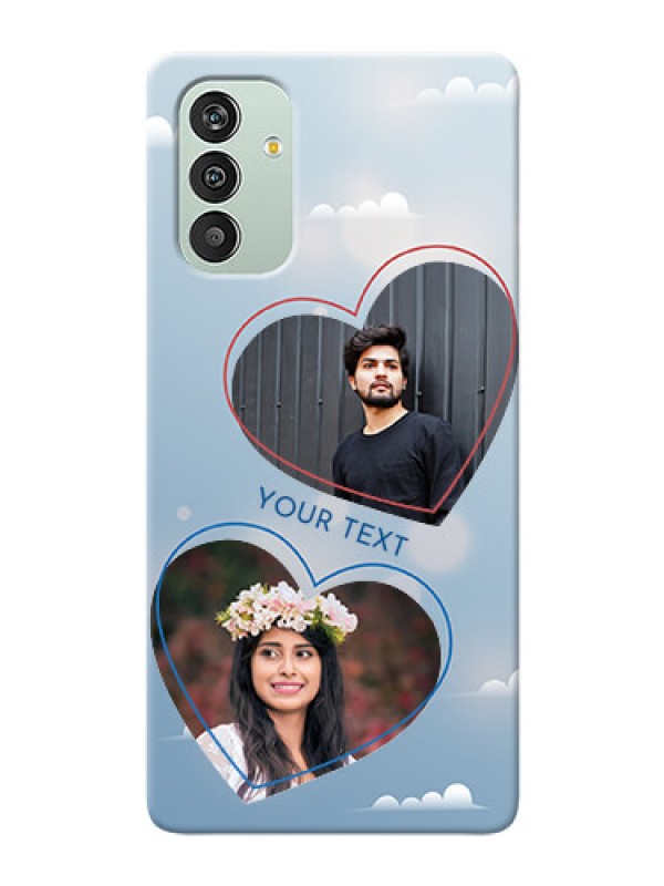 Custom Galaxy F13 Phone Cases: Blue Color Couple Design 