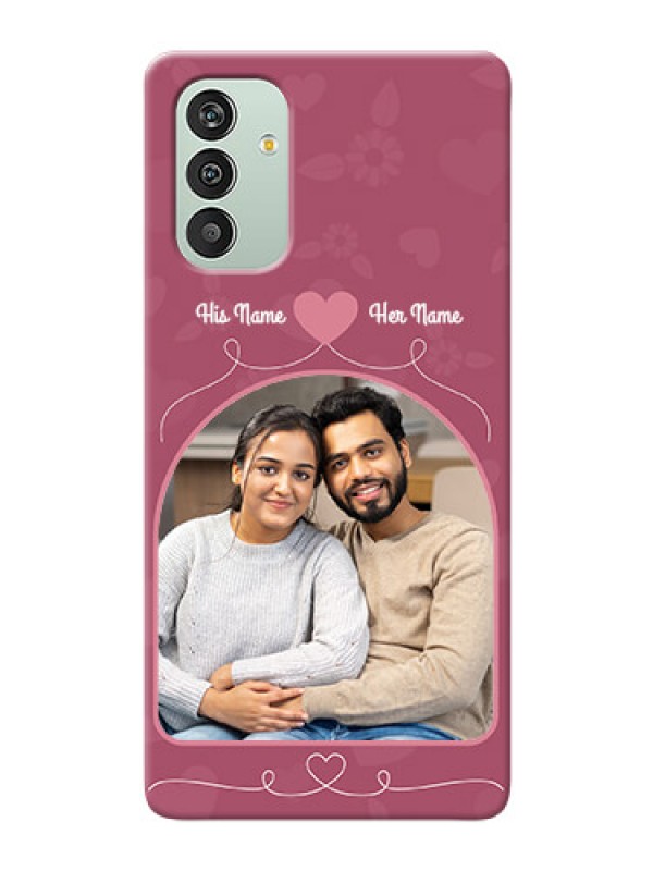 Custom Galaxy F13 mobile phone covers: Love Floral Design