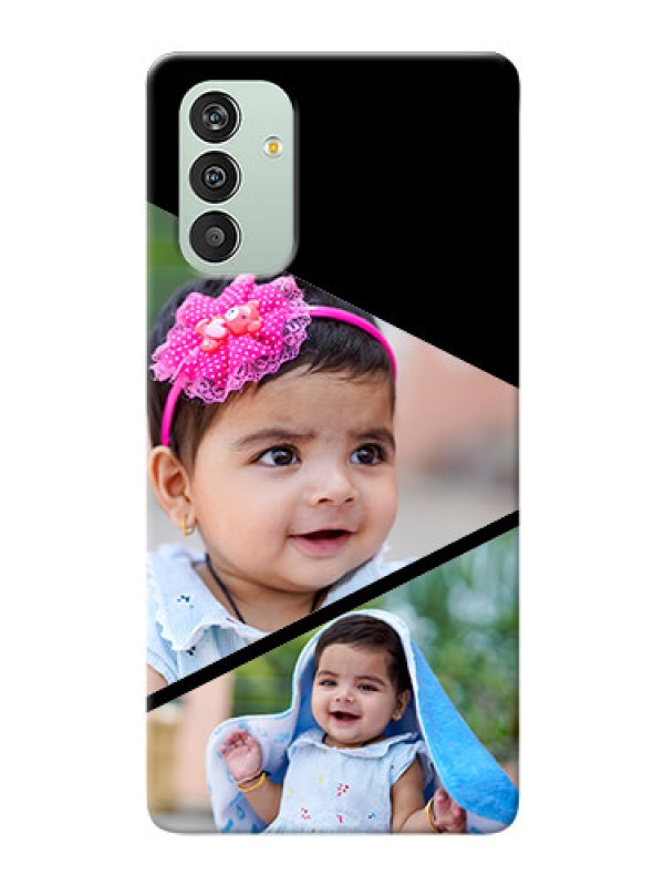 Custom Galaxy F13 mobile back covers online: Semi Cut Design