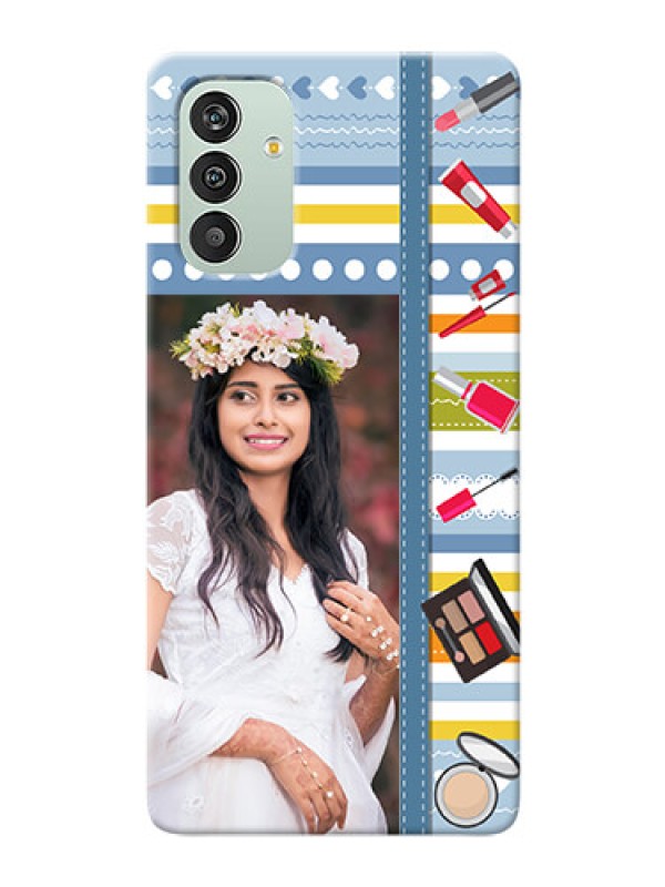 Custom Galaxy F13 Personalized Mobile Cases: Makeup Icons Design