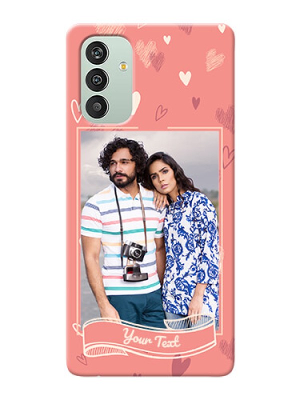 Custom Galaxy F13 custom mobile phone cases: love doodle art Design