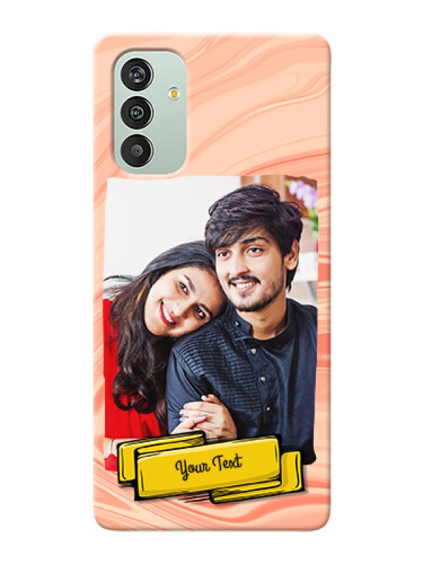 Custom Galaxy F13 Customized Phone Cases: Marble Texture Design