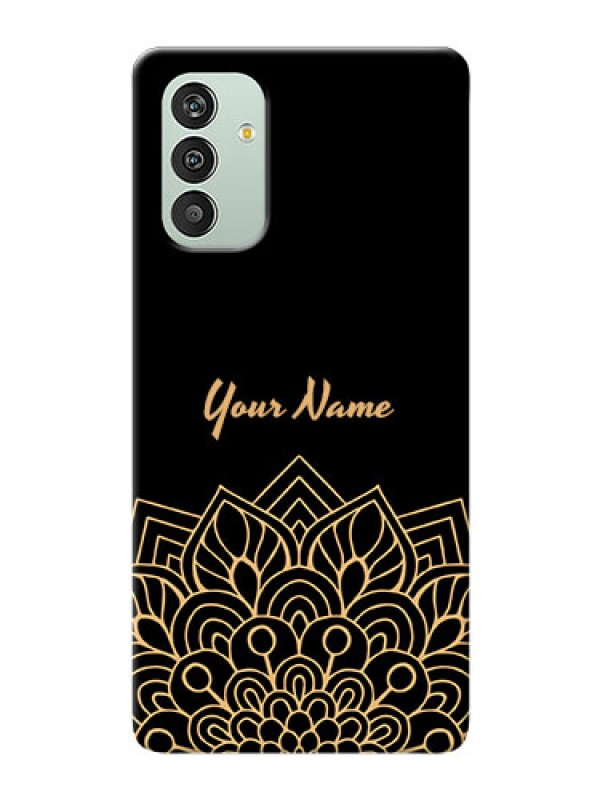 Custom Galaxy F13 Back Covers: Golden mandala Design