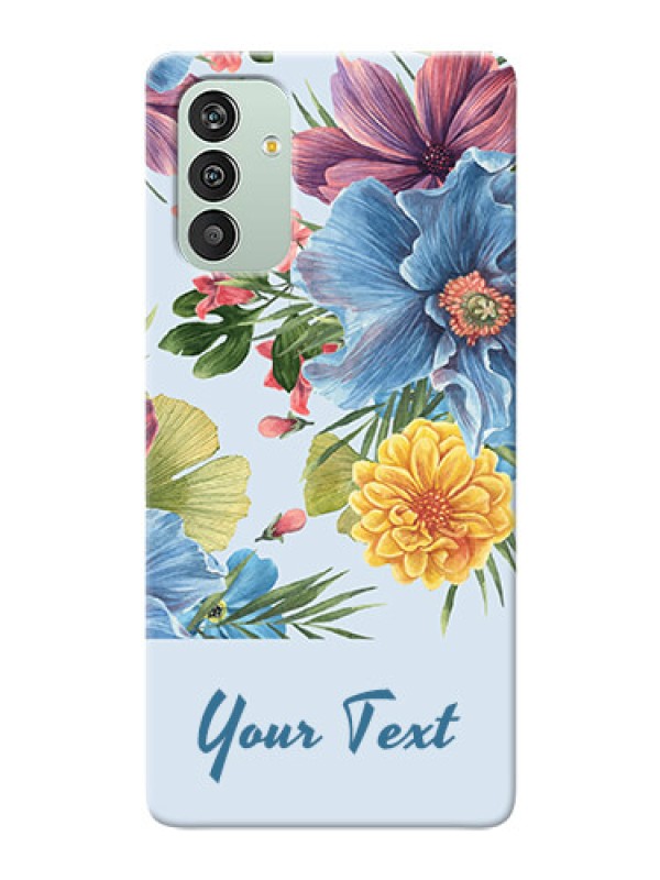 Custom Galaxy F13 Custom Phone Cases: Stunning Watercolored Flowers Painting Design