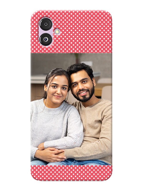 Custom Galaxy F14 5G Custom Mobile Case with White Dotted Design