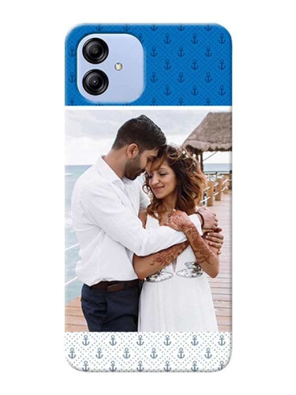 Custom Galaxy F14 5G Mobile Phone Covers: Blue Anchors Design
