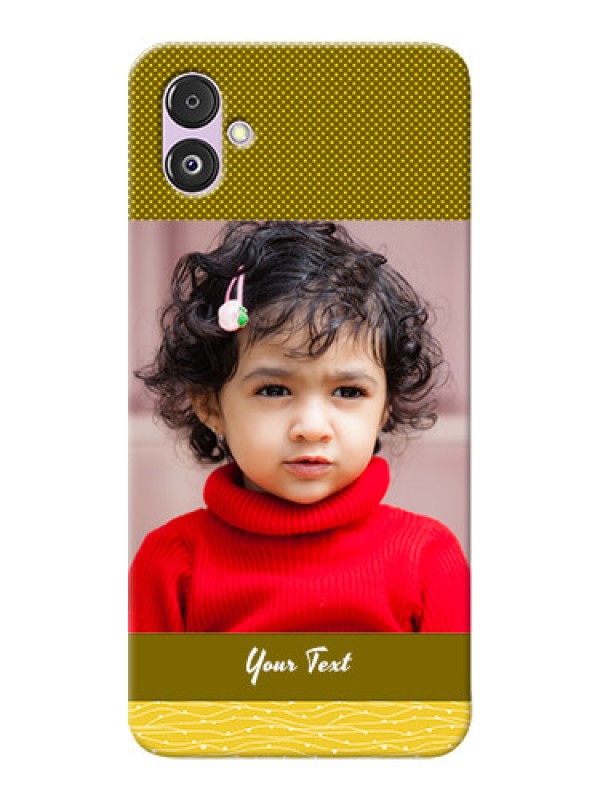 Custom Galaxy F14 5G custom mobile back covers: Simple Green Color Design