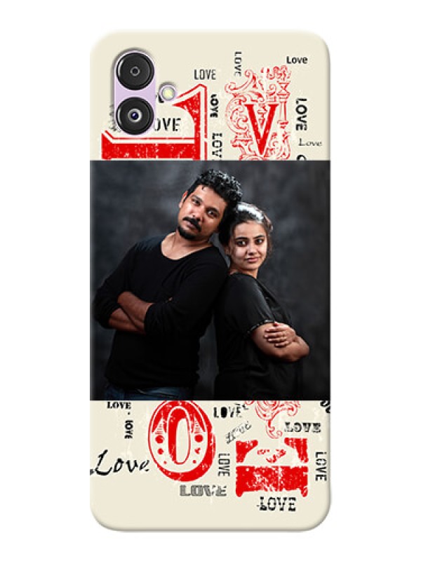 Custom Galaxy F14 5G mobile cases online: Trendy Love Design Case