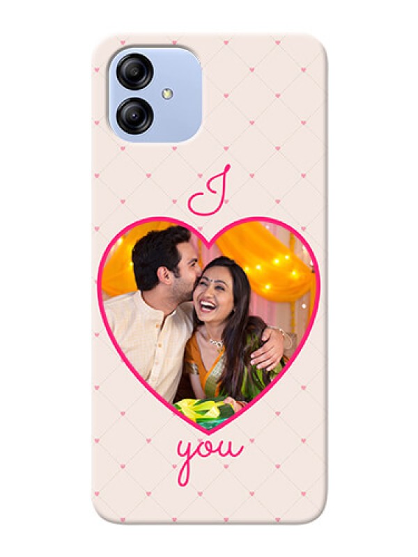 Custom Galaxy F14 5G Personalized Mobile Covers: Heart Shape Design