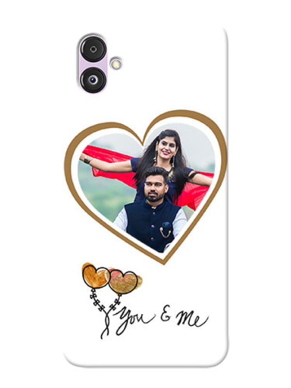 Custom Galaxy F14 5G customized phone cases: You & Me Design