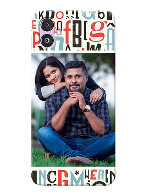 Custom Galaxy F14 5G custom mobile phone covers: Alphabet Design