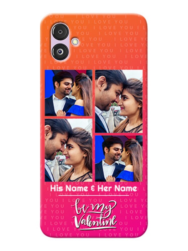 Custom Galaxy F14 5G custom back covers: I Love You Pink Design