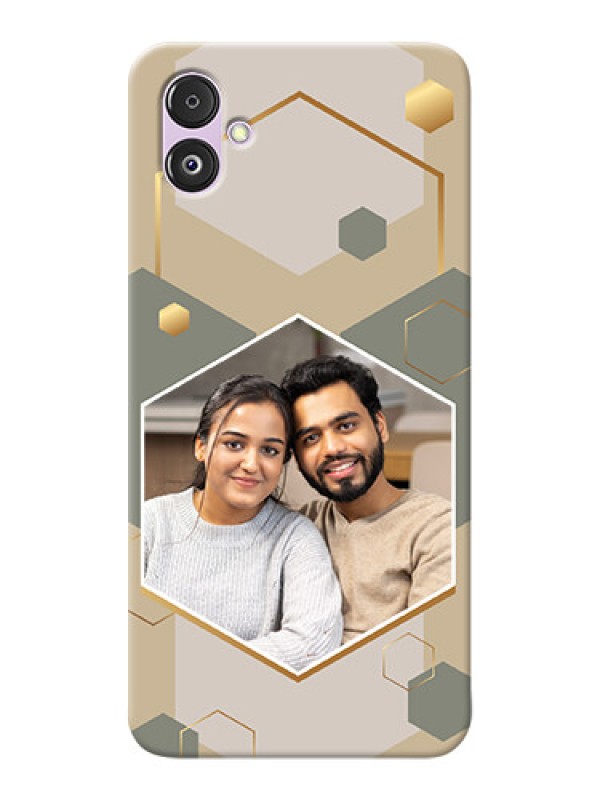 Custom Galaxy F14 5G Phone Back Covers: Stylish Hexagon Pattern Design