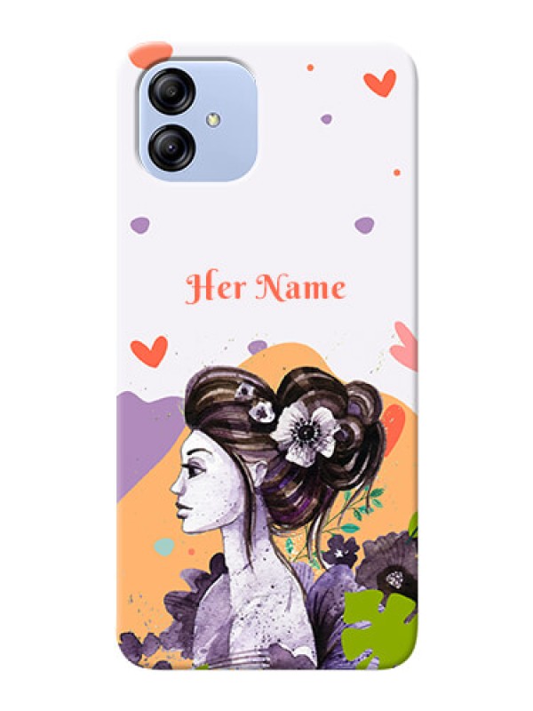 Custom Galaxy F14 5G Custom Mobile Case with Woman And Nature Design