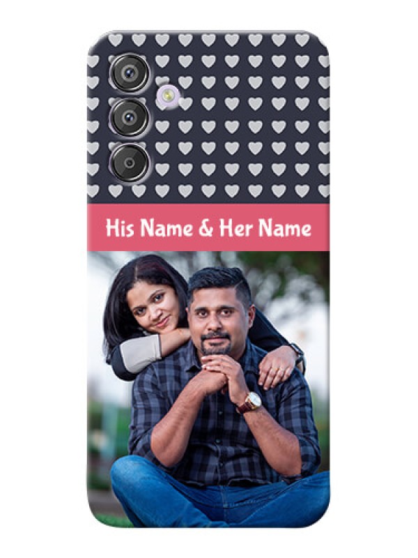 Custom Galaxy F15 5G Custom Mobile Case with Love Symbols Design