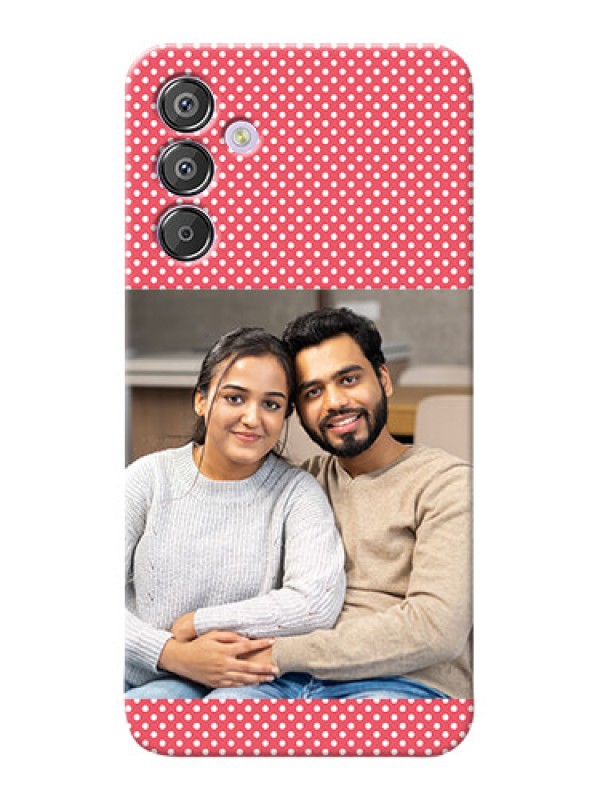 Custom Galaxy F15 5G Custom Mobile Case with White Dotted Design