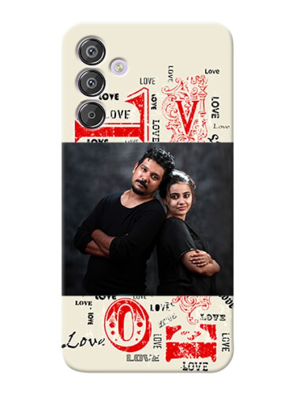 Custom Galaxy F15 5G mobile cases online: Trendy Love Design Case