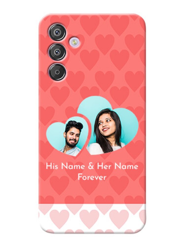 Custom Galaxy F15 5G personalized phone covers: Couple Pic Upload Design