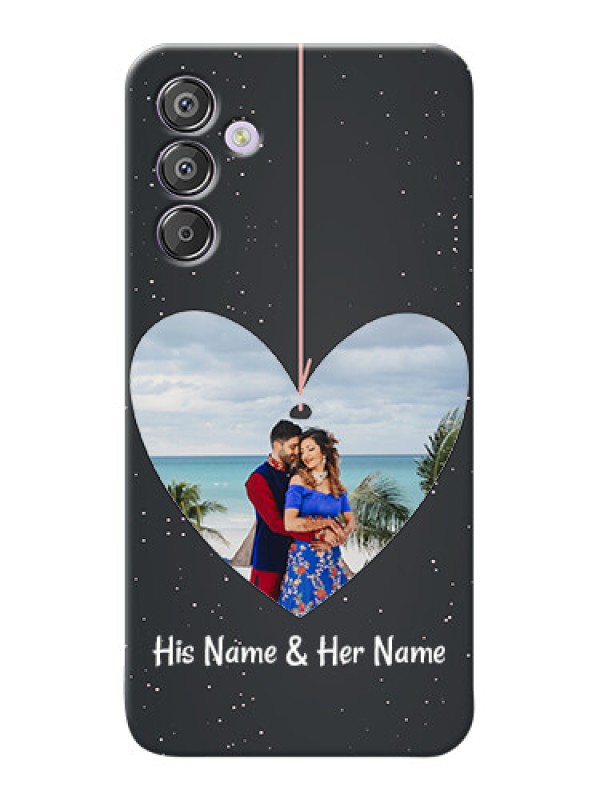 Custom Galaxy F15 5G custom phone cases: Hanging Heart Design