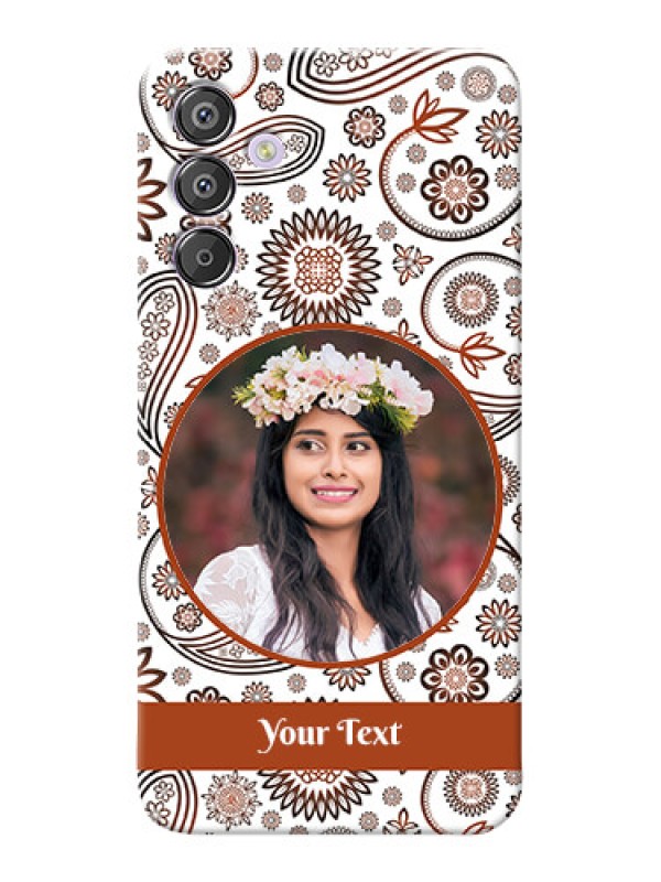 Custom Galaxy F15 5G phone cases online: Abstract Floral Design