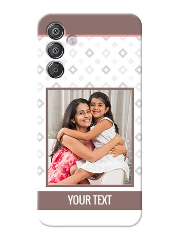 Custom Galaxy F15 5G custom back covers: Simple Diamond Design